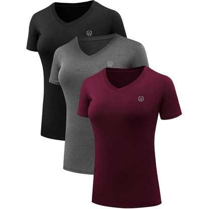 NELEUS Women'S 3 Pack Compression Workout Athletic Shirt