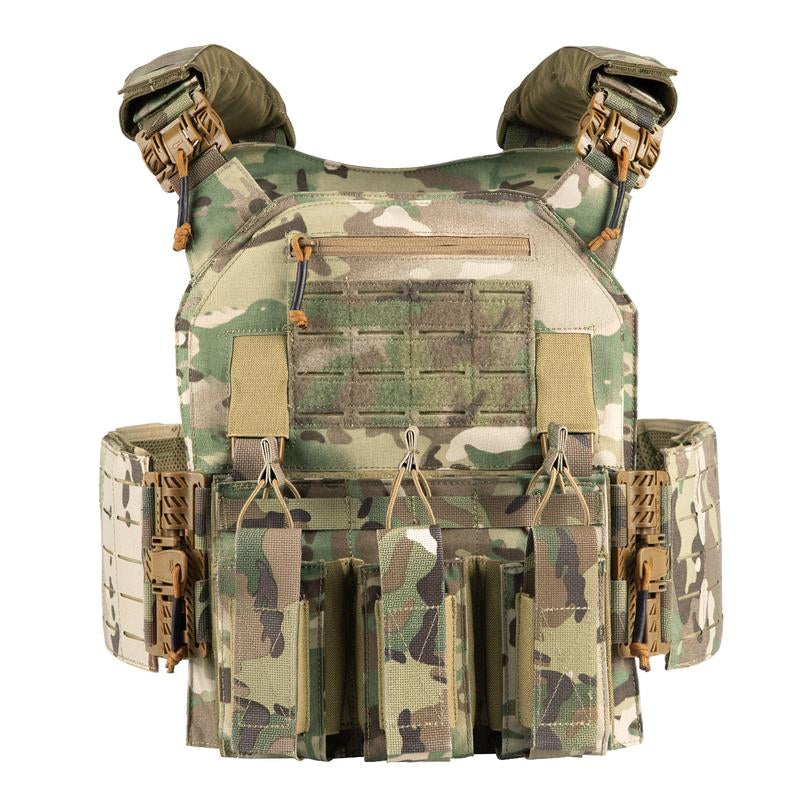 VOTAGOO 601 Quick Release Molle Vest, Adjustable Breathable Lightweight Vest