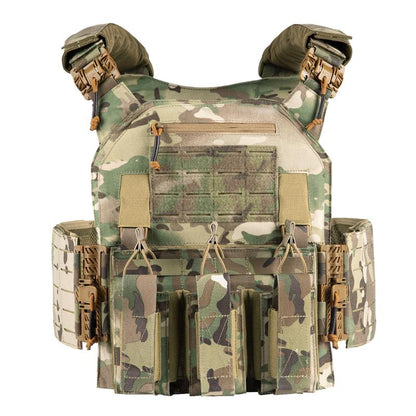 VOTAGOO 601 Quick Release Molle Vest, Adjustable Breathable Lightweight Vest