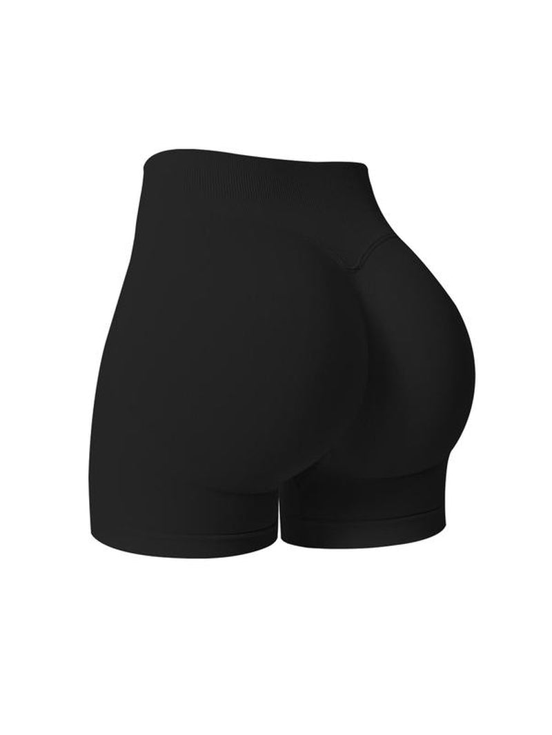 3 Counts Women'S Sports Shorts Set High Stretch Yoga Shorts High Waisted Leggings Comfortable Buttocks Lifting Fitness Leggings Naked Feeling Outdoor Running Cycling Tennis Four Season Shorts Set