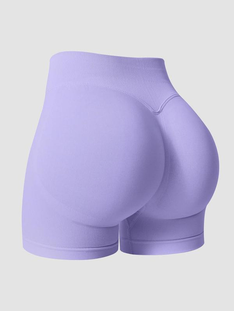 3 Counts Women'S Sports Shorts Set High Stretch Yoga Shorts High Waisted Leggings Comfortable Buttocks Lifting Fitness Leggings Naked Feeling Outdoor Running Cycling Tennis Four Season Shorts Set