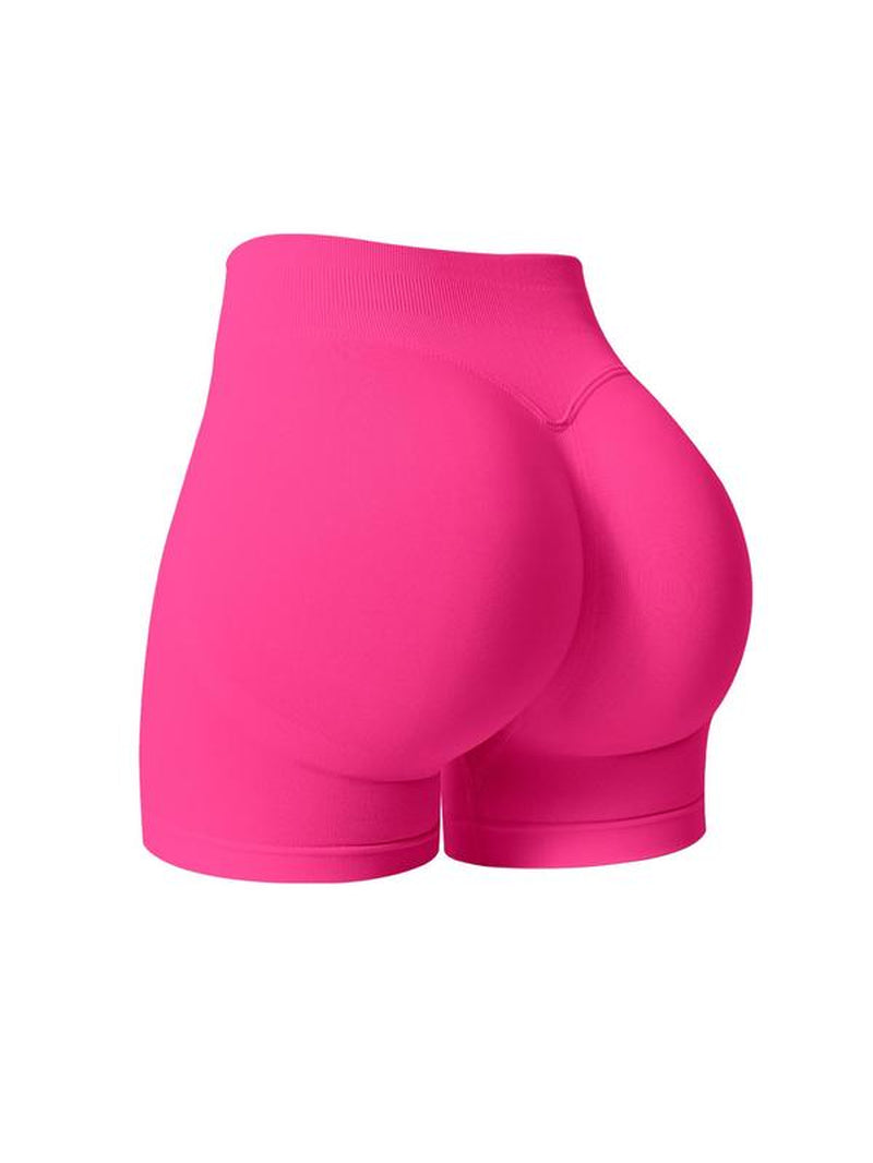 3 Counts Women'S Sports Shorts Set High Stretch Yoga Shorts High Waisted Leggings Comfortable Buttocks Lifting Fitness Leggings Naked Feeling Outdoor Running Cycling Tennis Four Season Shorts Set