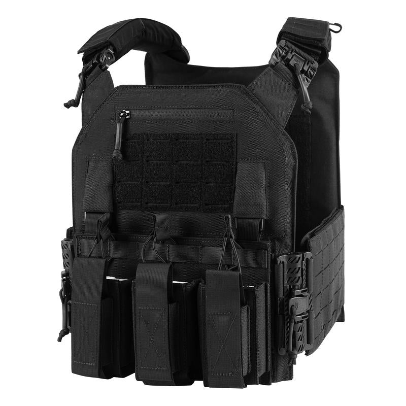VOTAGOO 601 Quick Release Molle Vest, Adjustable Breathable Lightweight Vest