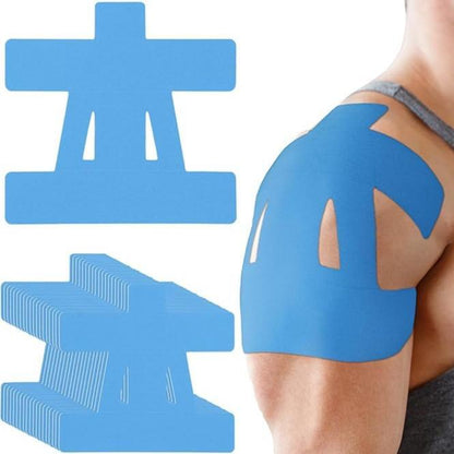 10 Count Kinesiology Tape for Shoulder Pain Relief Pre Cut Sports Waterproof Breathable Enhance Elastic Kinesiology Athletic Tape for Shoulder Support and Muscle Sports